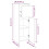 VidaXL vidaXL Bathroom Cabinet White Engineered Wood Home Cupboard Under Basin Unit 9
