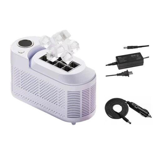 Ice Maker Machine  Home/Car Electric Ice Maker Automatic  Fast Pruple US Plug