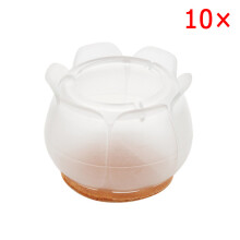(#12) 10pcs Silicone Chair Leg Caps, Floor Protectors