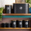 Cooks Professional Cooks Professional 5 Piece Kitchen Storage Set with Bamboo Lids | Black / Silver 2