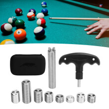 Billard-Schläger-Gewichtsschrauben-Set Verstellbar aus Aluminium & SUS Schrauben Werkzeug für Billard