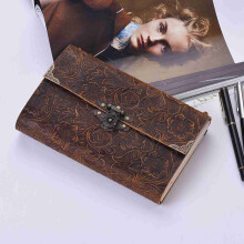 Handmade Lockable Leather Notebook