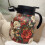 (red) Large Tea Kettle with Strainer for Coffee & Tea 3