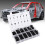 240Pcs Assorted Car Clips Set 12 Sizes with Screwdriver, Durable Plastic 13