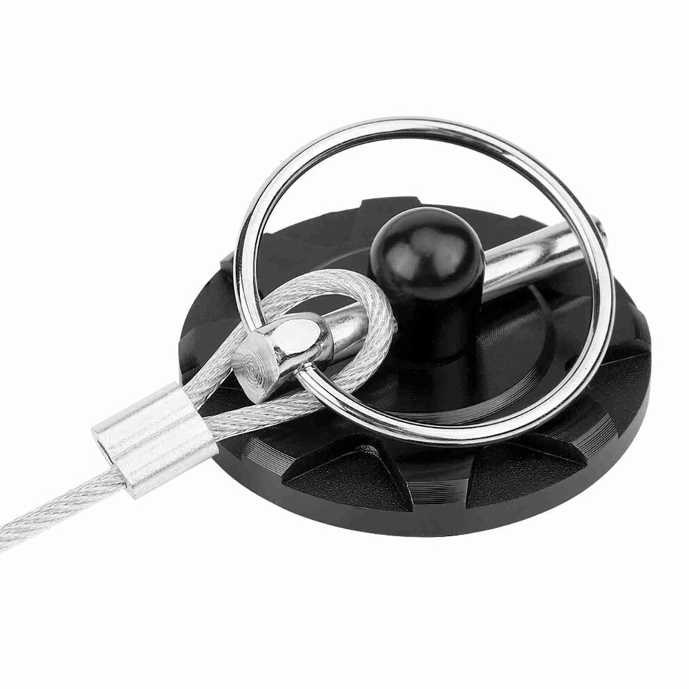 Aluminium Bonnet Hood Pin Lock Kit Black 7293282978744