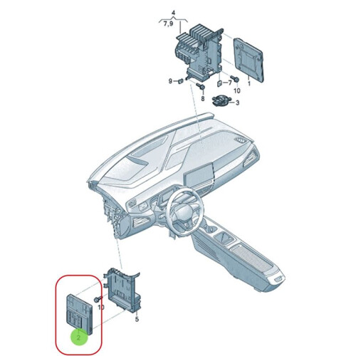 Car Body Computer Module Control Unit 1EA937089Q 1EA937089H for  ID3 ID4 ID5 ID6 BCM 2