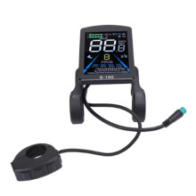 Écran LCD pour Vélo Électrique 24 V, 36 V, 48 V, 60 V, 72 V, Connecteur Universel Étanche à 5 Broches, Panneau S-100.