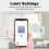 Tuya ZigBee  Electric Curtain Motor Chain Roller Blinds Pull Bead Curtain Control System for Alexa Yandex EU Plug 9