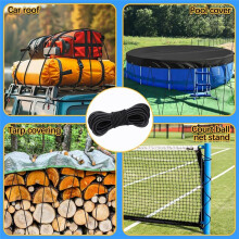 Rubber Cord for Trailer Tarpaulin, Expander Rope for Trailers, Rubber Cord for Versatile Use, 6 mm X 10 M