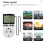 Intelligent Digital Temperaturregulator EU  Socket 16(2)A 230V- Max.3680W LCD-Skärm 8