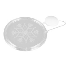 Lucetta di neve in 3D con batterie LED per finestra di Natale 22cm Decorazione in plexiglass