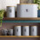 Cooks Professional Cooks Professional 5 Piece Kitchen Storage Set with Bamboo Lids | Grey / Silver 2
