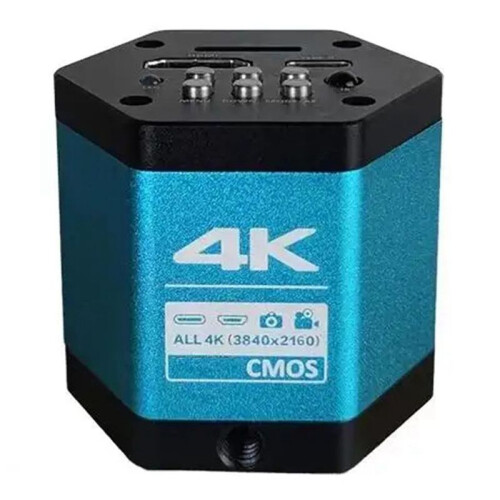 CCD 4K 60FPS Industrial Microscope Camera Digital Video Camera with Conversion Adapter for Enhanced Imaging EU Plug 1