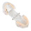 Educational Dental Caries Model, Clear Gingival, Portable 9x7cm 8