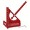 Adjustable Carpentry Square Protractor with 180 Degree Quick Marking Guide -Aluminum Half-Circle Set Scribing Ruler Red 1