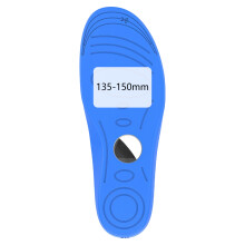 (Blue, 135-150MM) AirTag Shoe Insoles - Anti-Lost, Soft & Sneaker Fit