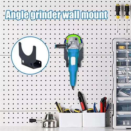 2PCS Angle Grinder Wall Mounts Multifunctional Grinder Tool Holder Reusable Tool Organizer Garage Supplies 1