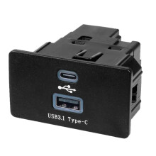 Car USB Interface Hub Module Sync Double Port for F-150 F-250 F-350 F-450 HC3Z-19A387-B HC3Z-19A387-E