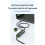 IP68 Waterproof M20 RJ45 Shielded CAT6A Female Panel Mount Socket Network Ethernet Adapter Extension Cable with Cable 9
