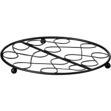 Heat Resistant Black Twist Trivet