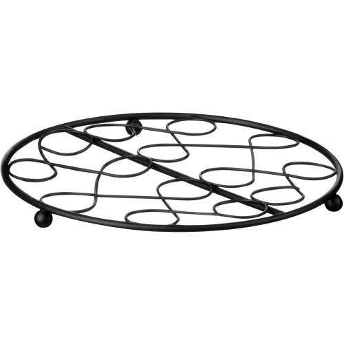Premier Housewares Heat Resistant Black Twist Trivet