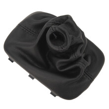 Gear Shift Knob Boot Cover for Kia Forte 2010-2013 Automatic, Black