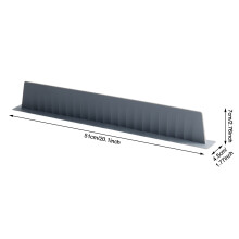 (Dark Grey) Silicone Sink Splash Guard Reusable Anti-Splash Sink Silicone Strip for Countertops Kitchen Counter
