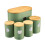 Cooks Professional Cooks Professional 5 Piece Kitchen Storage Set with Bamboo Lids | Green / Silver 1