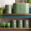Cooks Professional Cooks Professional 5 Piece Kitchen Storage Set with Bamboo Lids | Green / Silver 2
