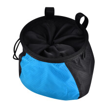 Outdoor horizontale Parallelstangen Fitness Kletter Chalk Bag Blau 16x12x8cm