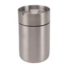 Car Ashtray L Stainless Steel Lid 110x70mm Silver