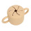 Baby-Snackschale 350 ml Silikon Beige 18