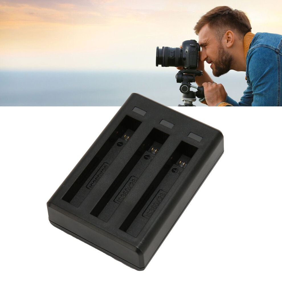 3 Slots Action Camera Battery Charger For Insta 360 One X2 + 2 Batteries 7611388549710