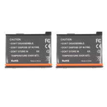 2pcs 1800mAh Lithium Battery for Insta 360 X3 Camera Replacement