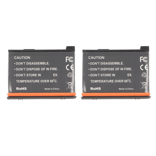 2pcs 1800mAh Lithium Battery for Insta 360 X3 Camera Replacement