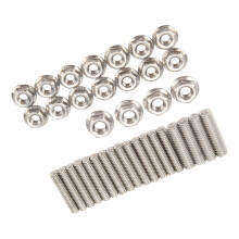 Premium S/S Ölwanne Schraubensatz 18 Stück für Chevy SBC 283 327 350 400 Small Blocks