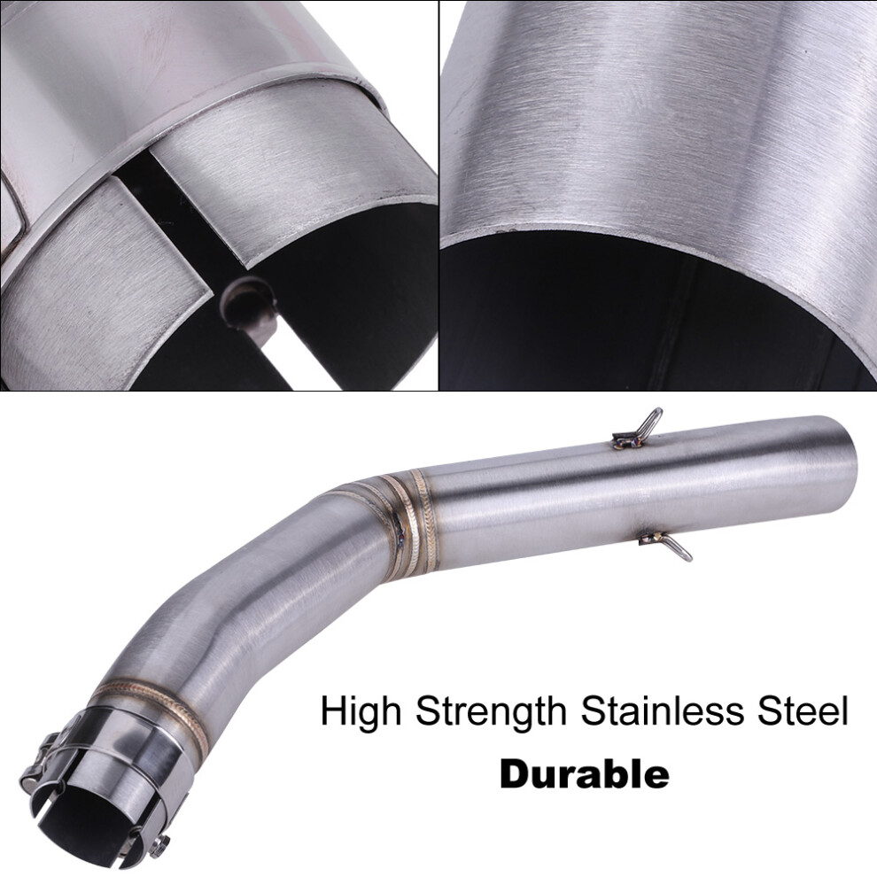 Motorcycle Exhaust Link Pipe For Benelli Trk 502, Stainless Steel, 44-51Mm 4601380099712