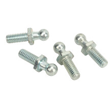 4Pcs 10mm Ball Studs, 5/16-18 Thread, 0.5in Metal