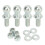 Ball Studs 4Pcs 13mm with Hardware for Gas Lift Strut 5/16in 18 Thread Durable 3