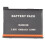 2pcs 1800mAh Lithium Battery for Insta 360 X3 Camera Replacement 3