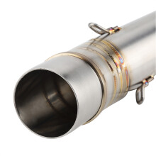 Motorcycle Exhaust Link Pipe for NC700X NC750X NC750S 2012-2017, Stainless Steel