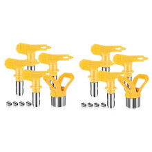 10Pcs Reversible Airless Paint Nozzles with Tip Guard Set, Sprayer Paint Machine and Spraying Parts(215 315 417 523)