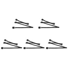 5X Cabo de Alimentação Do Disco Rígido de 5 Pinos para 3 Apenas para Fonte de Alimentação Modular Cooler Master V550 V650 V750 V850 V1000 V1000