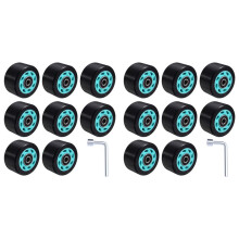 2Satz 58 X 32 mm, 88 A, Zweireihig, Rollschuh-Zubehör, Speed-Skate-Räder, Car -Rad, Vier Räder, Skateboard-PU-Räder