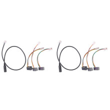 2 set Cavo 4P4C RJ9, Cavo Adattatore per Cuffie Da 3,5 mm per Smartphone A RJ9