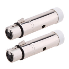 2X Recepteur XLR Femelle Sans Fil Controleur de Signal Sans Fil pour La Lumiere de Scene