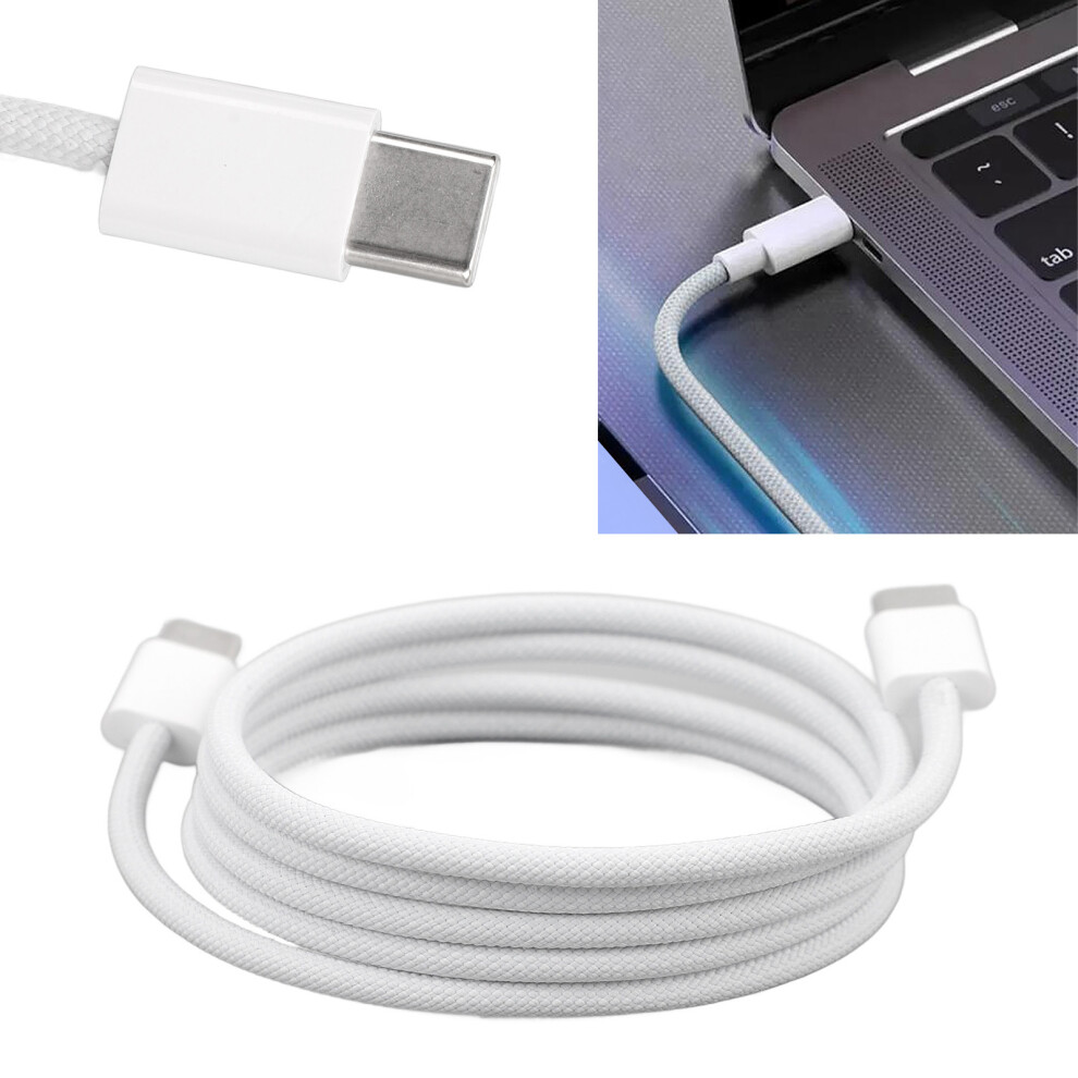 60W 3A Usb C To Usb C Nylon Charging Cable 3.3Ft For Macbook Pro 7901388551180