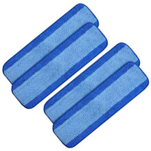 4x Ersatz KöPfe für Mikrofaser Spray Mopp für Bona Hart Holz Boden Spray Mopp Nass- / Trocken Wisch REinigungs Pads