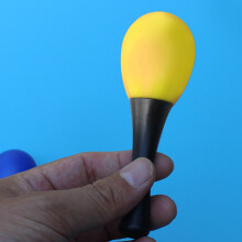Yellow Kid Maracas Shaker Rattle - Plastic Toy