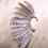 2Pcs Unisex  Feather Ear Cuff Non Piercing Gold Clip  Earrings 2